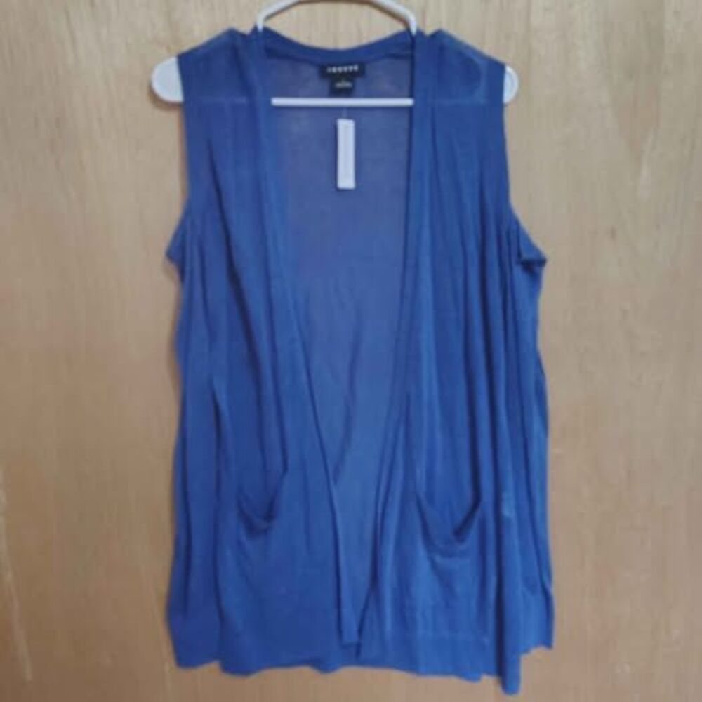 Trouvé Cold Shoulder Linen Blend Cardigan Size S New with tags New